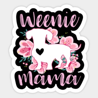 Weenie mama Sticker